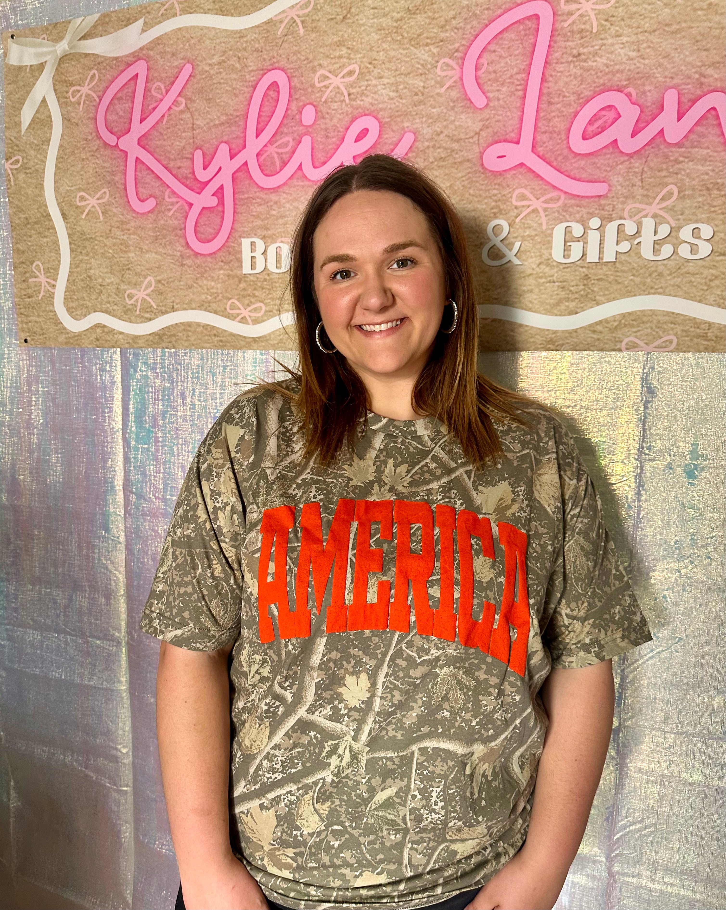 Camo America Tee
