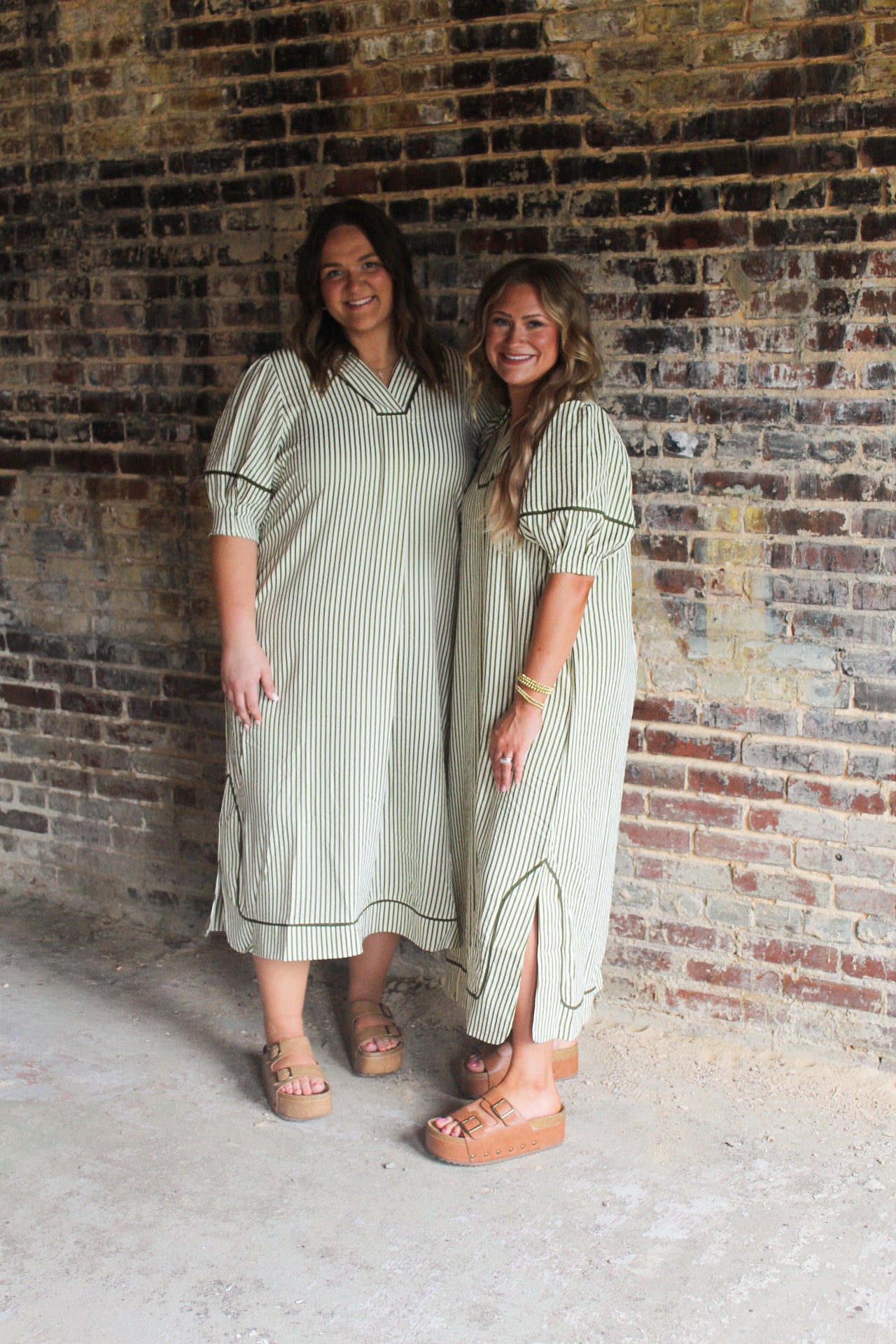 Olive Stripe Maxi