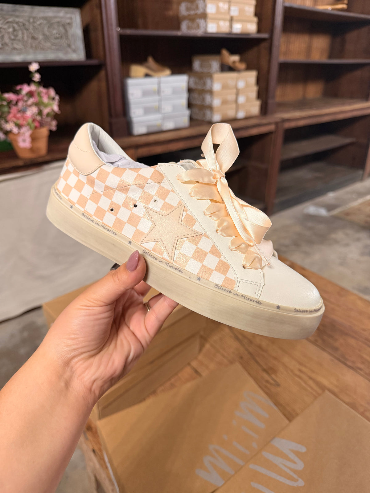 MiiM Checker Tennis Shoe