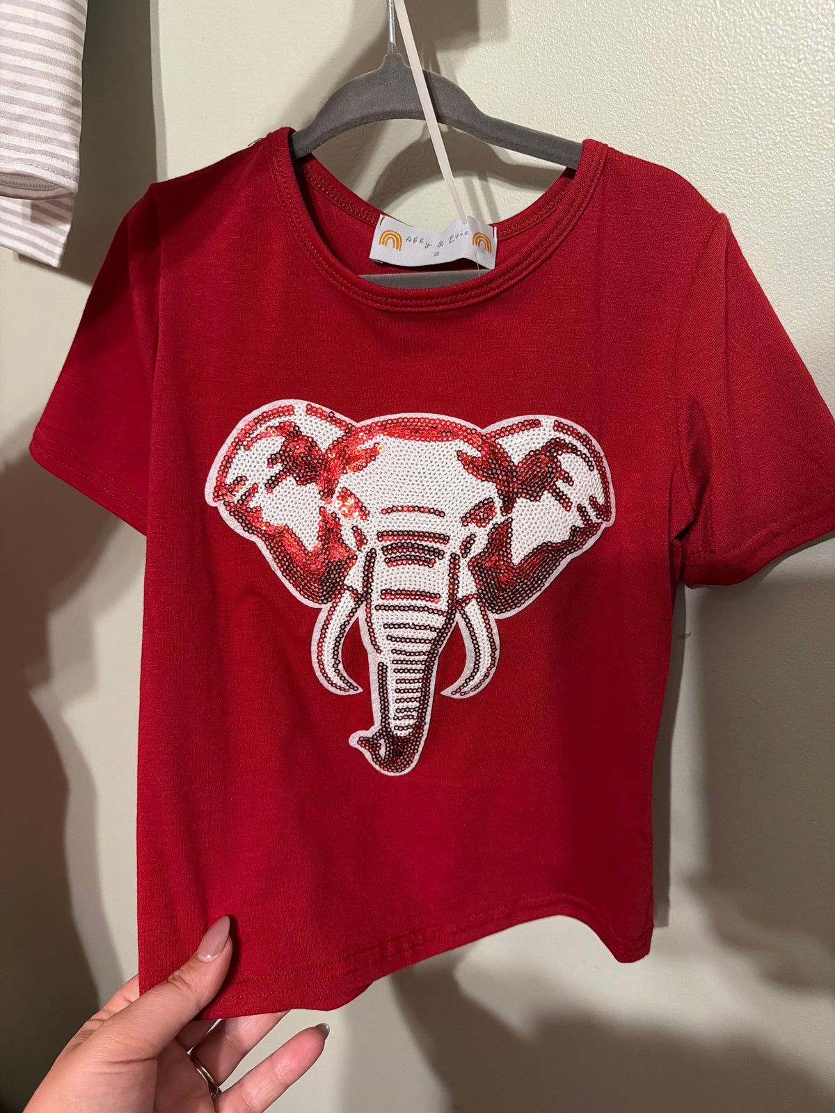 Sequin Elephant Tee
