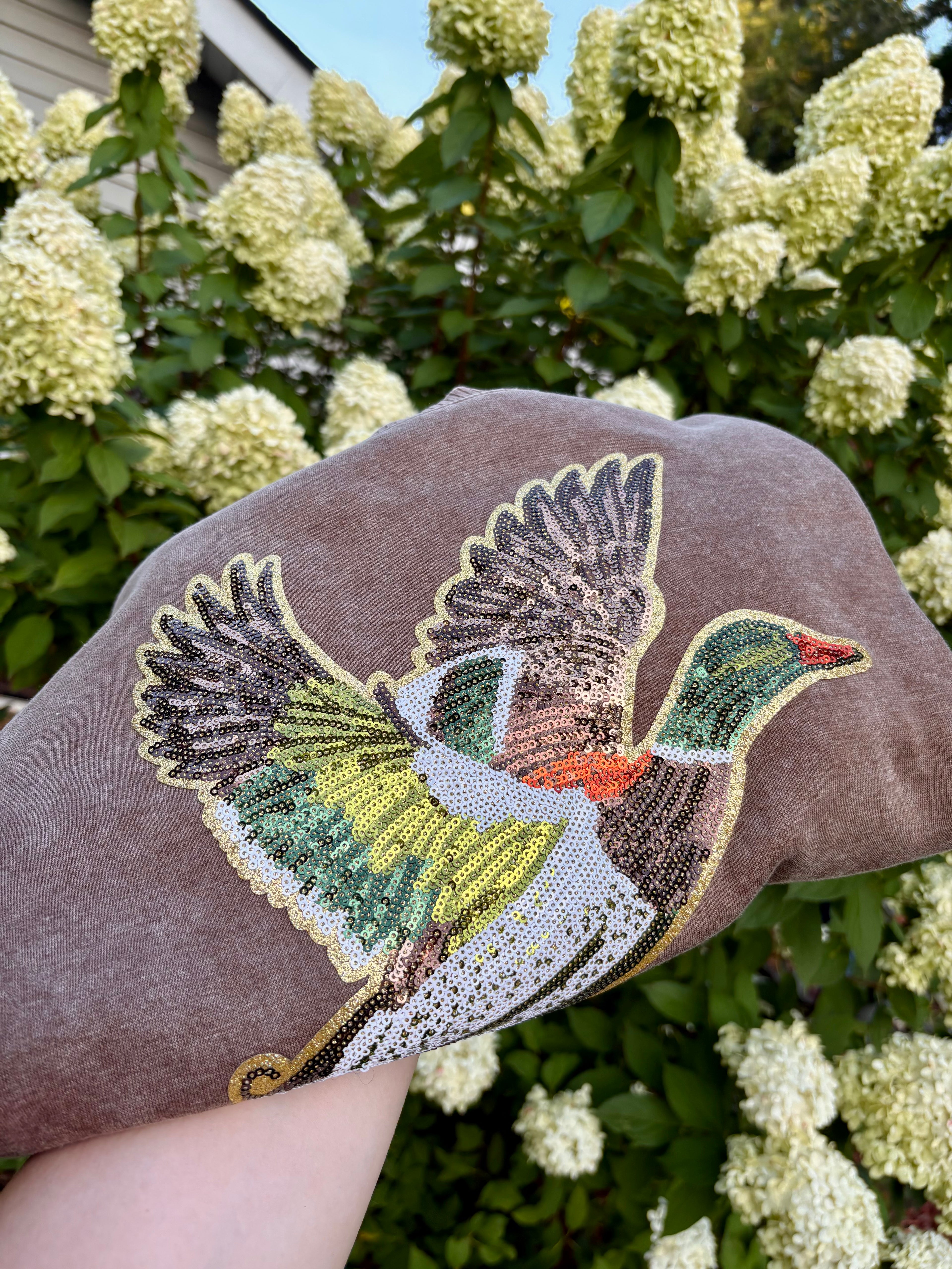 Sequin Mallard Sweatshirt
