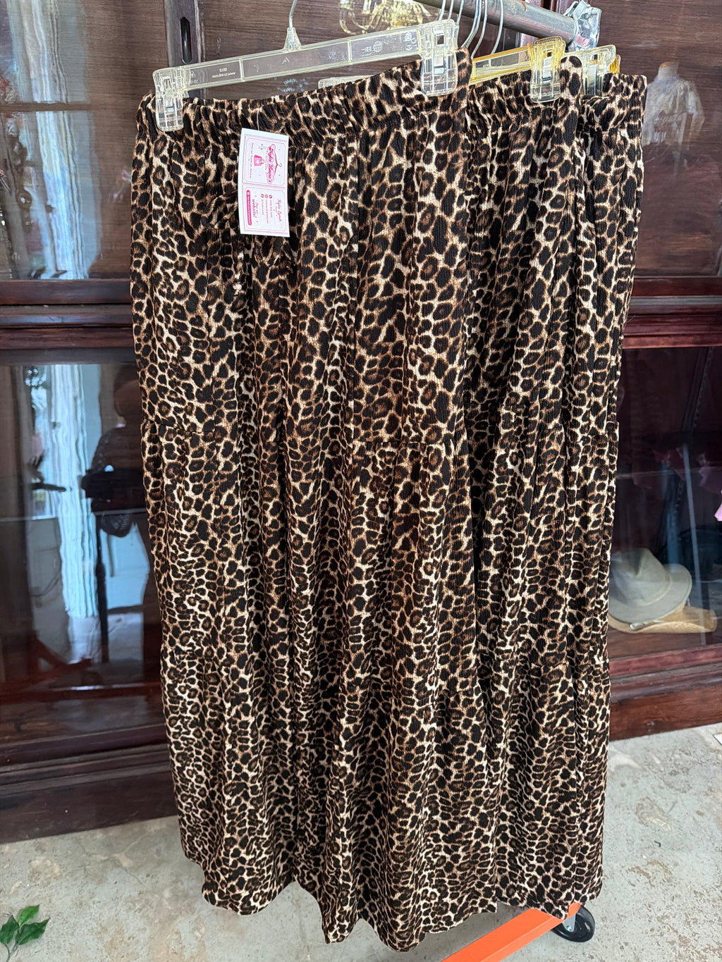 Leopard Wide Leg Pants
