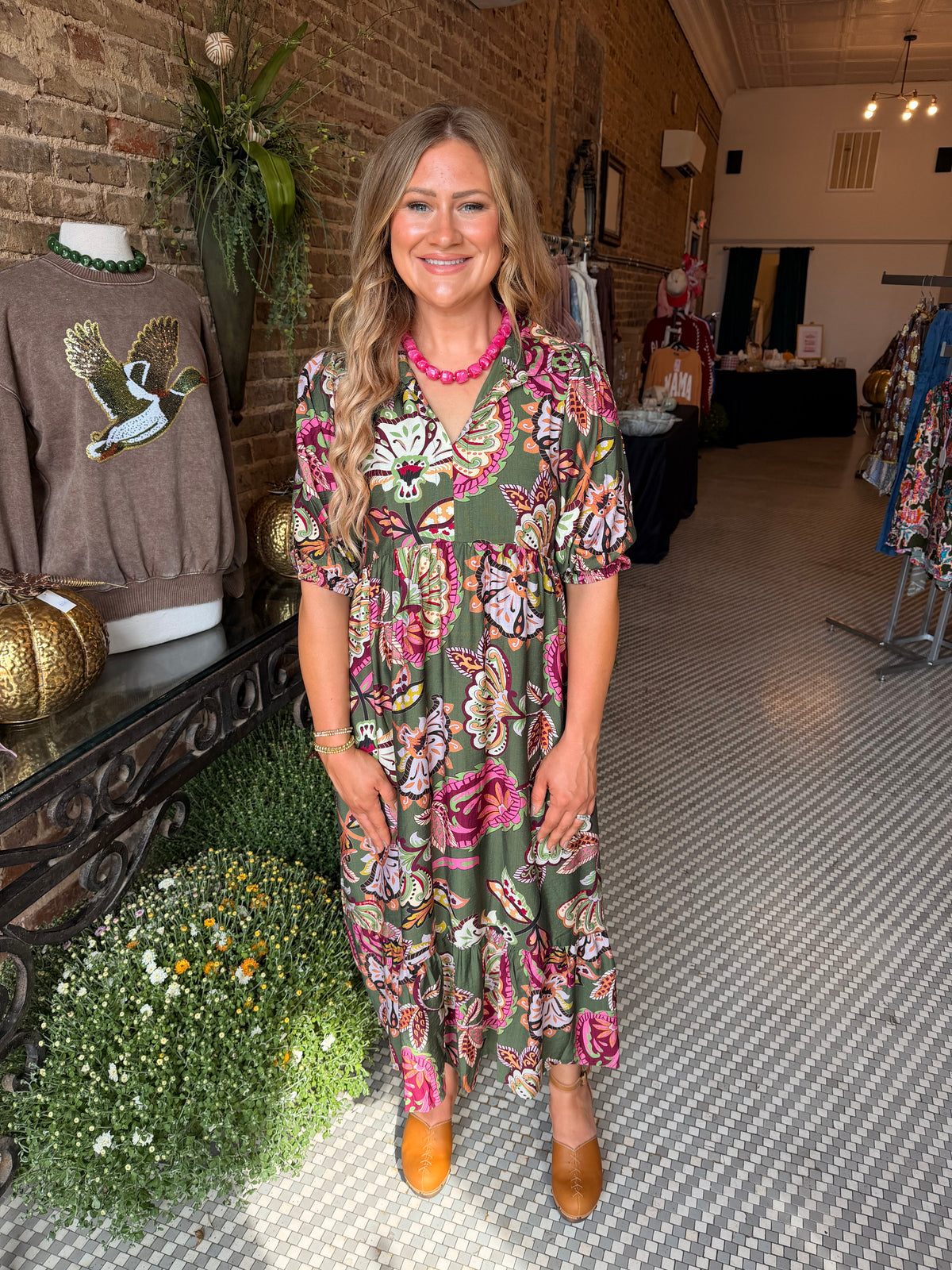 Pink Paisley Maxi