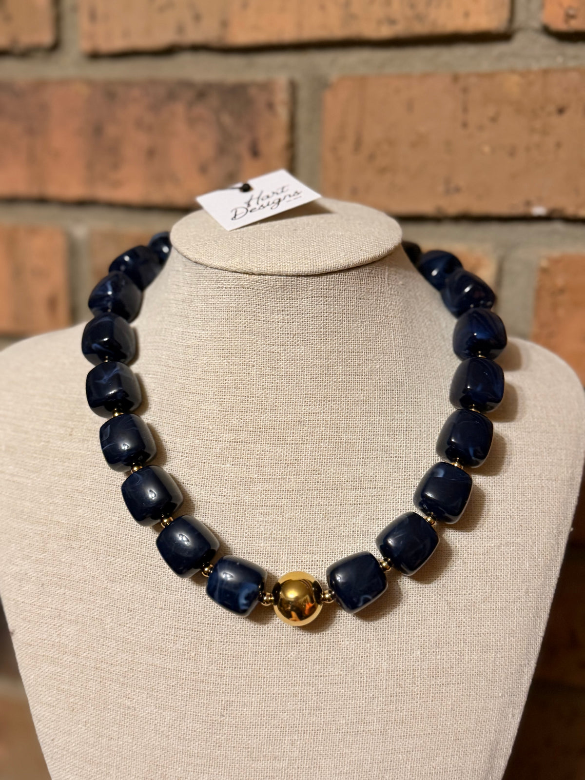 Hart Designs Chunky Necklace Navy