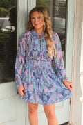 Easel Drop Waist Dress