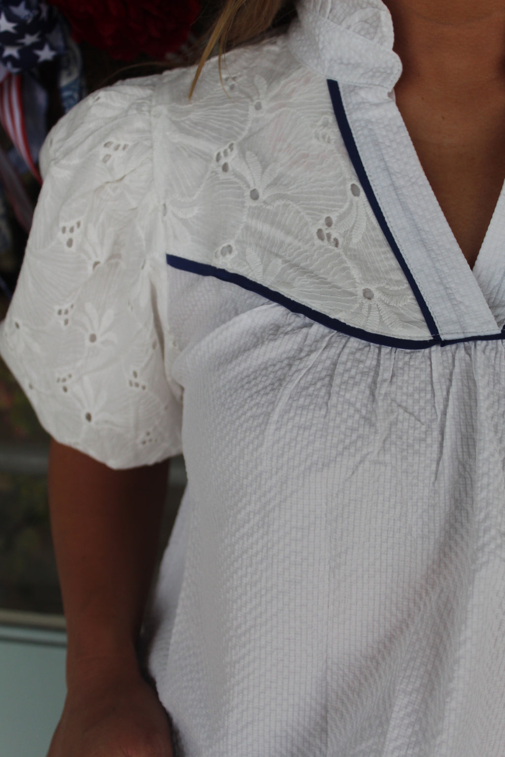 White Umgee Top