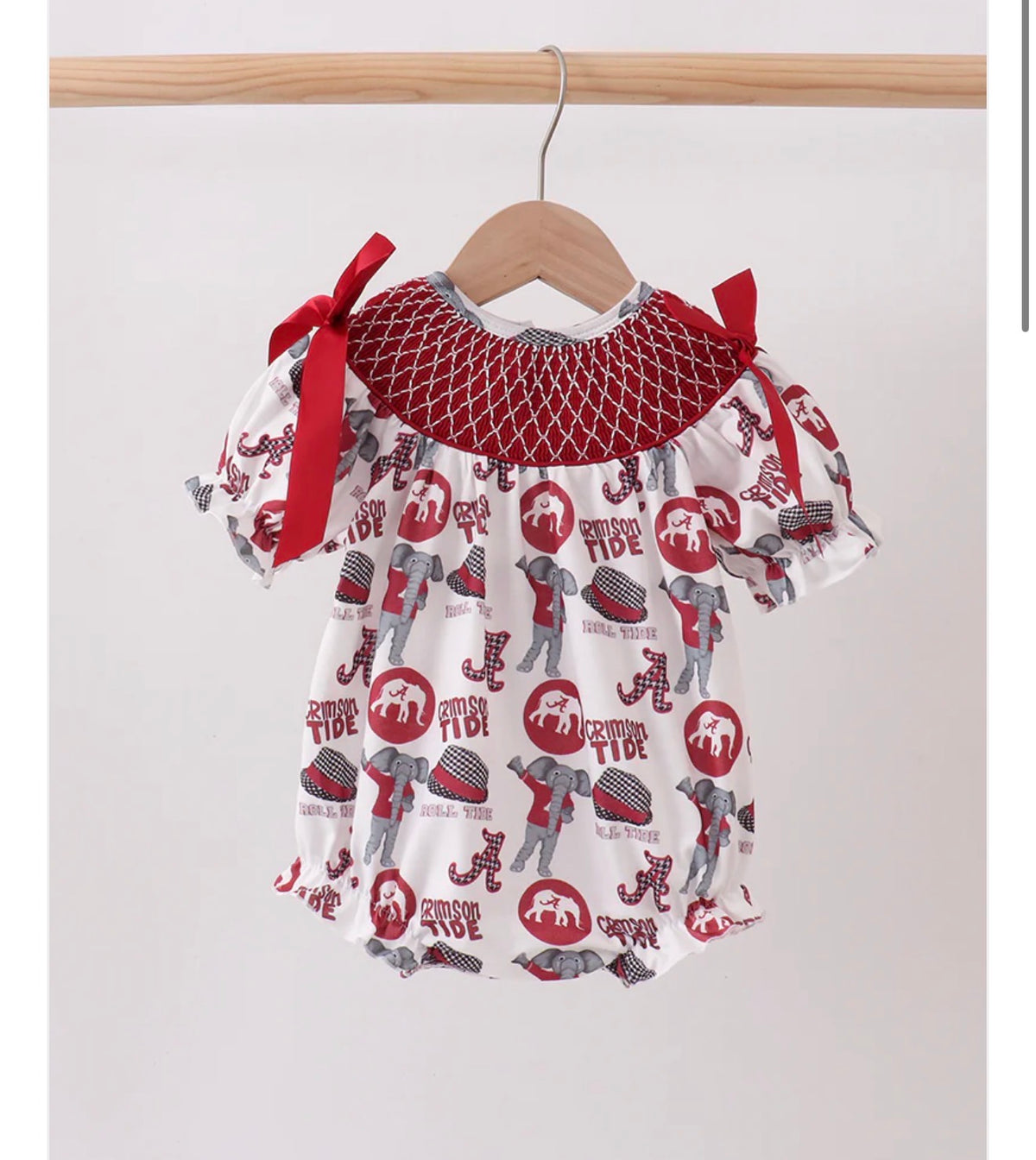 Alabama Smocked Bubble