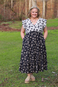 Classy B&W Maxi (FINAL SALE)