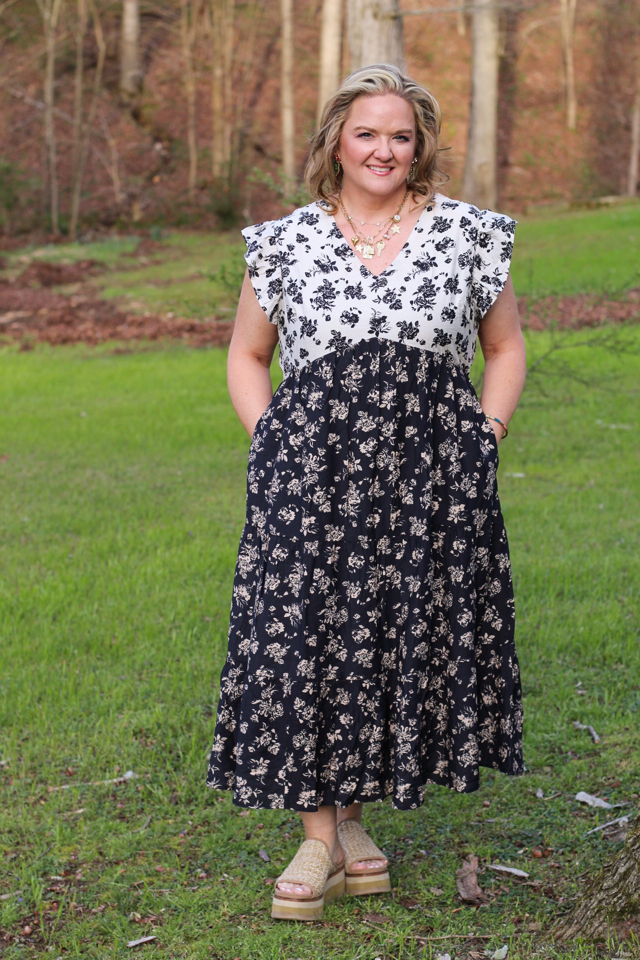 Classy B&W Maxi (FINAL SALE)