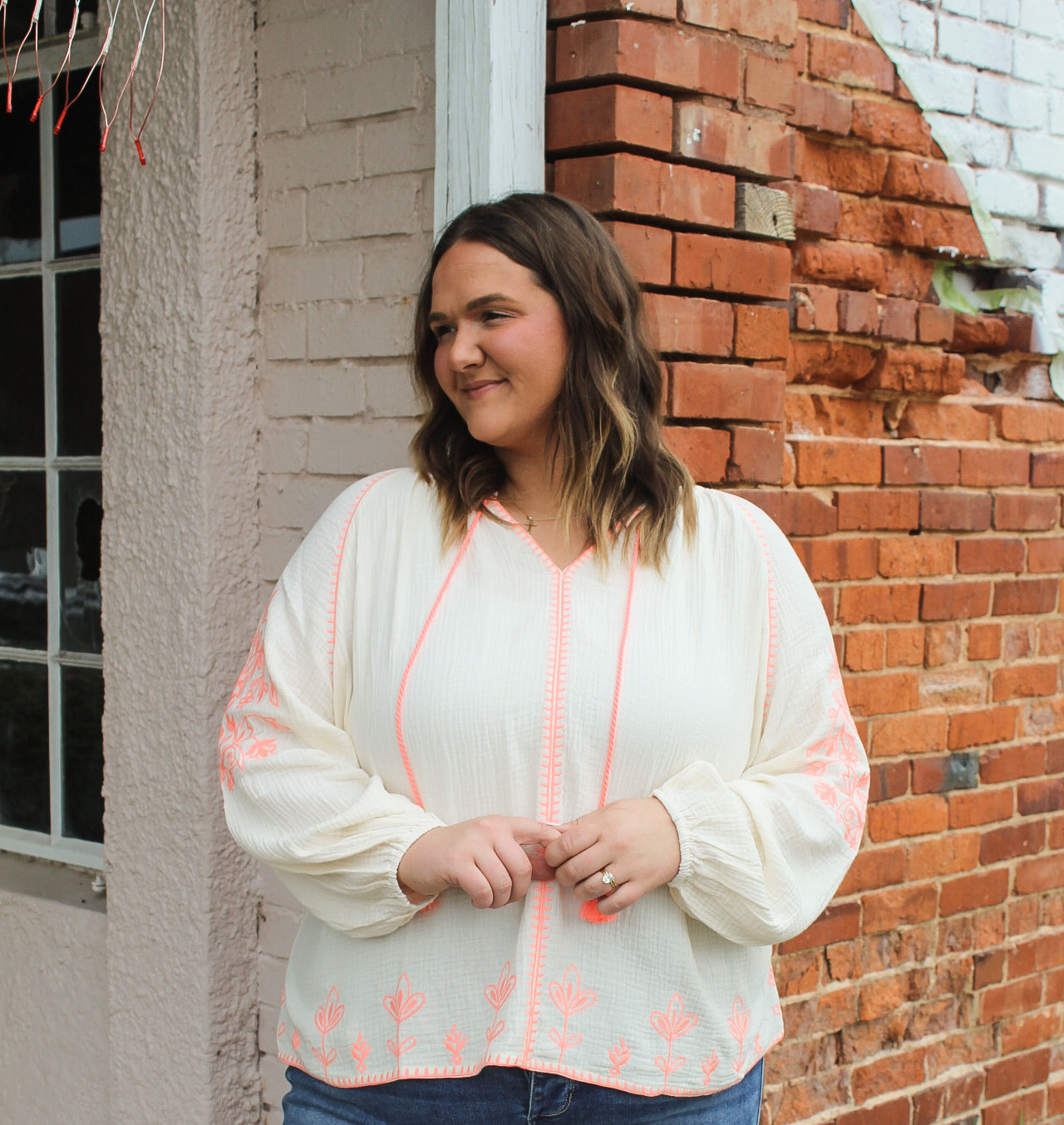 Easel Embroidered Top ALL SIZES