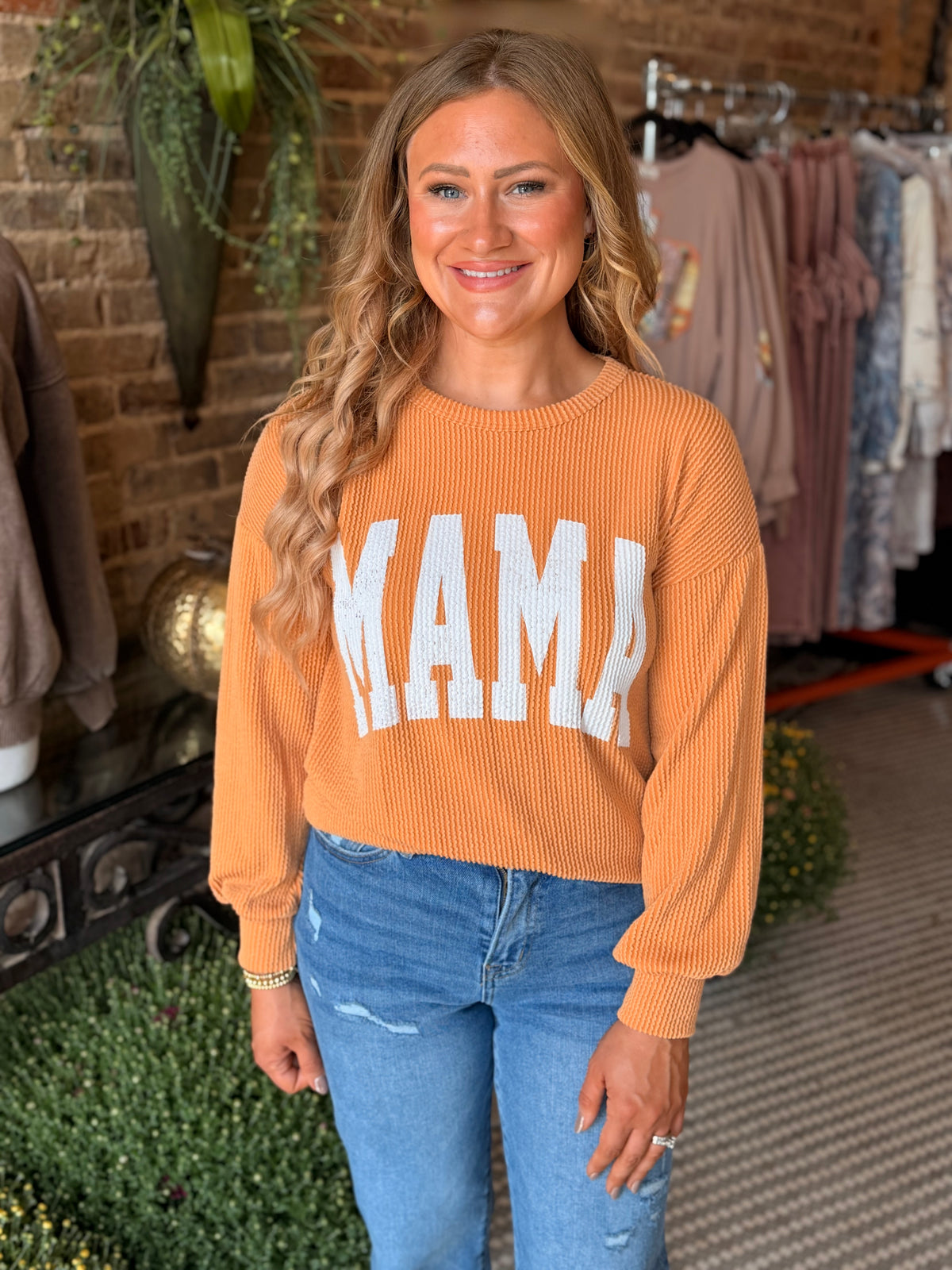 MAMA Ribbed Longsleeve